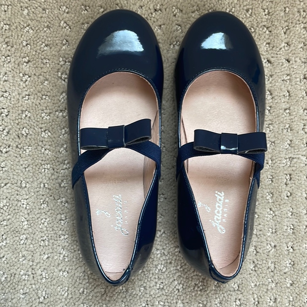 Jacadi marine blue Mary Jane shoe size 27